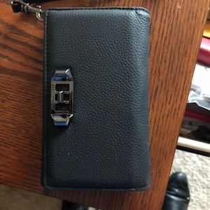 Rebecca Minkoff Black Leather iPhone X case